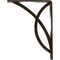 Ekena Millwork Miller Wrought Iron Bracket, (Single center brace), Antiqued Pale Gold 1 1/2"W x 5 1/2"D x 8"H BKTM01X05X08SMIAPG - alternate 8